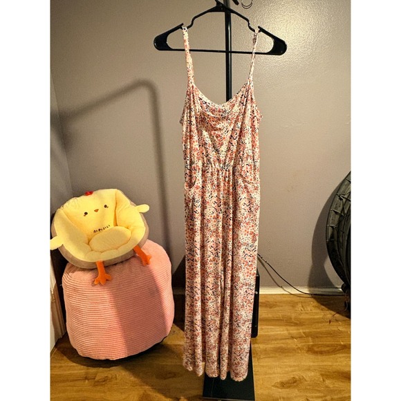 LuLaRoe Pants - LuLaRoe Sleeveless, Floral Jumpsuit, with Pockets, Adj Straps, Sz XS